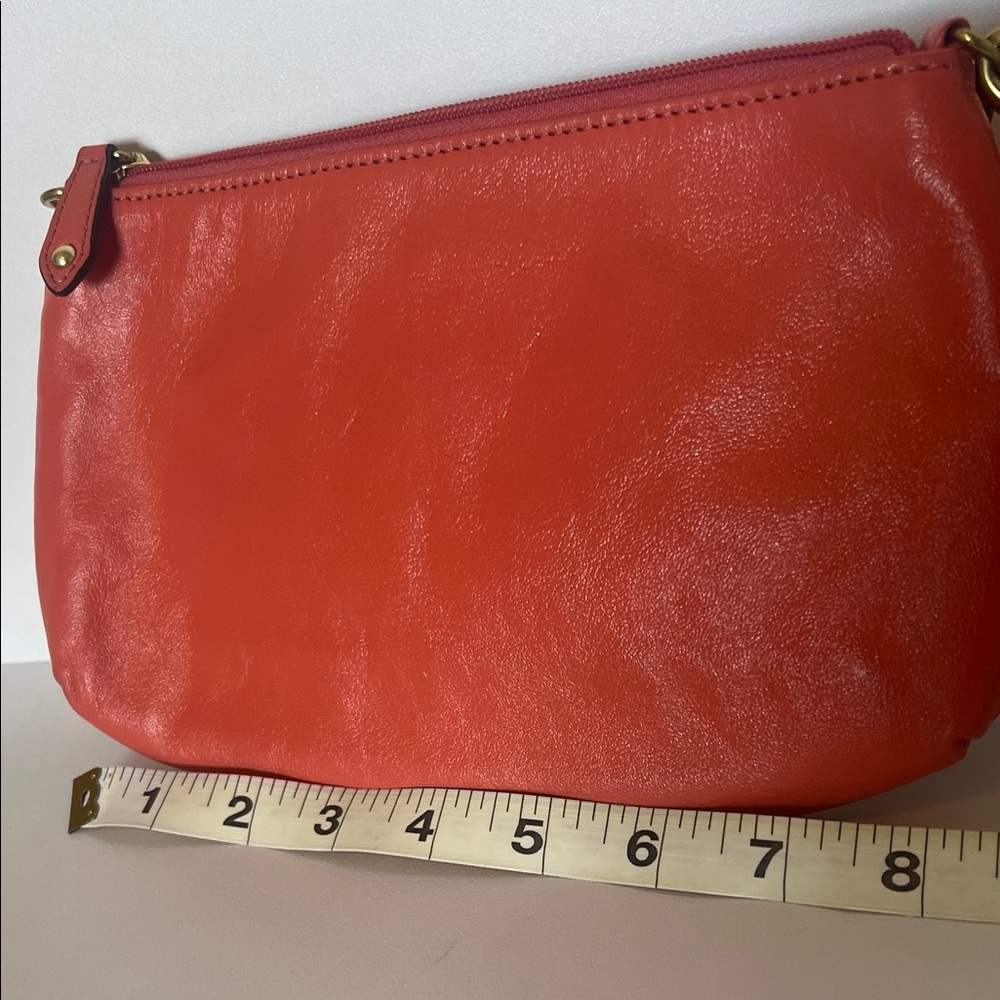 Coach Coral Leather Wristlet - Picture 4 of 8